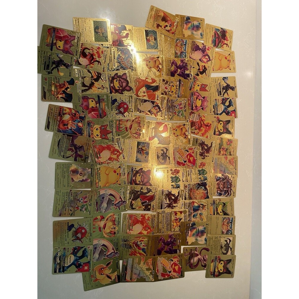Lot of 5 Pokémon Gold Cards Random Draw No Duplicates
